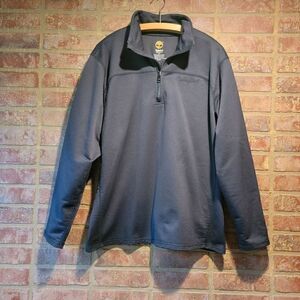 Timberland Black Quarter Zip Pullover Jacket large